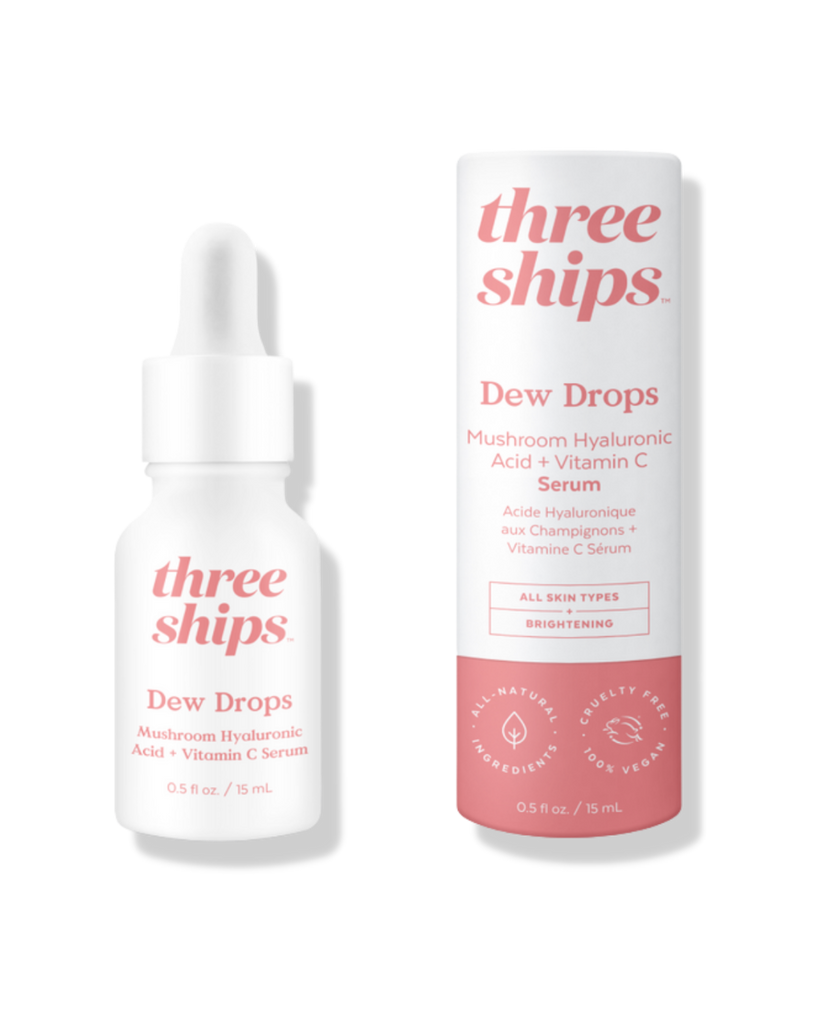 Dew Drops Hyaluronic Acid + Vitamin C Serum by Three Ships Beauty
